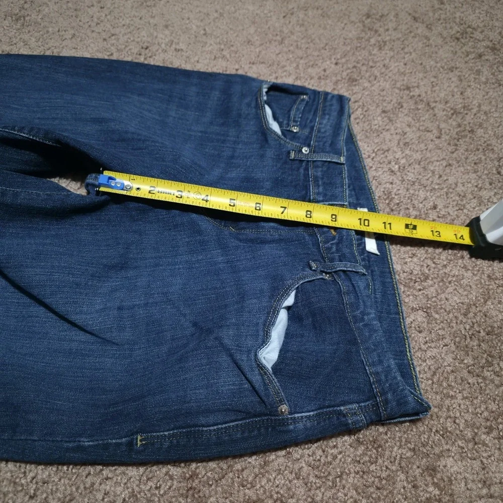 Levis 505 Stretch Denim Jeans Womens Size 29 x 32 *Fits 30 x 30* Blue Wash Pants
